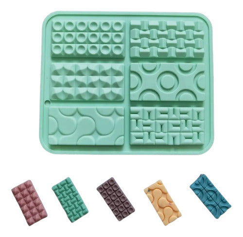 Doctor Glitter Silicone Chocolate Tablet Mold - Model 2 0