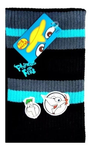 Phineas & Ferb Original Footy Wool Scarf 0