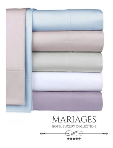 Mariages Home King Size Egyptian Cotton 300 Thread Count Sheets 1