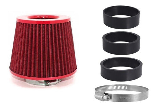 Air Filter Cone Multi-Size 75mm to 50mm Adaptable 5