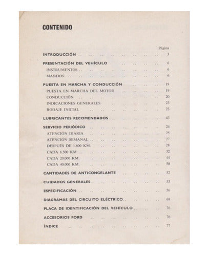 Manual De Usuario Camiones Ford Serie D En Papel 1