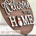 Lauvee Interchangeable Welcome Sign for Front Door 2