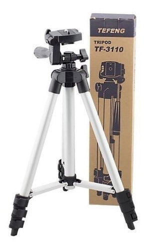 TRIPOD -GENERICA Telescopic Tripod 2 In 1 Adapter for Cell Phones and Tablets 3