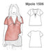 Textile Pattern Unicose - Loose Fit Women's T-Shirt 1506 2