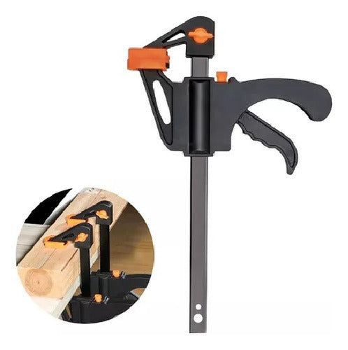 SHOP LV Quick Adjust 4 Inch Professional Clamp X2 0