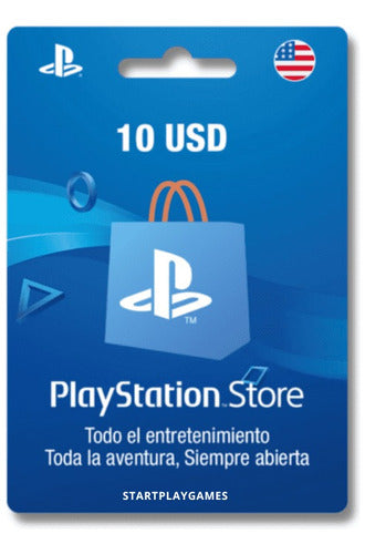 Sony PSN 10 USD Gift Card 0