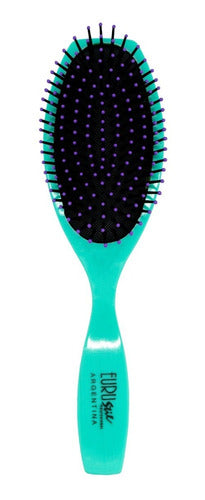Eurostil X3 Oval Pneumatic Hairbrush Set Color Comb 50154 4