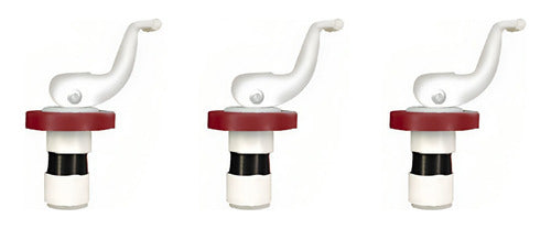 Set of 3 Wine and Beer Stopper in Loekemeyer Color 0