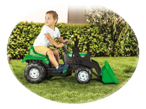 Dolu Tractor A Pedal Infantil Con Pala Excavadora Ub 2