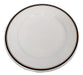 Set of 6 Flat Porcelain Dessert Plates 19cm Olmos 1