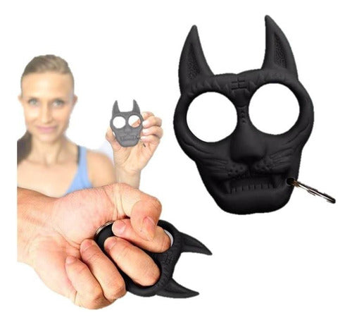 Tiendaelglobo Personal Defense Kit: Cat Paw Keychain + Pepper Spray 2