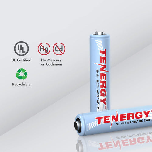 Tenergy Rechargeable AAA Battery, High Capacity NiMH AAA Battery 6