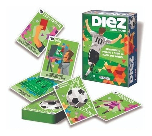 ToyCo Diez Cartas Estrategia Futbol 0