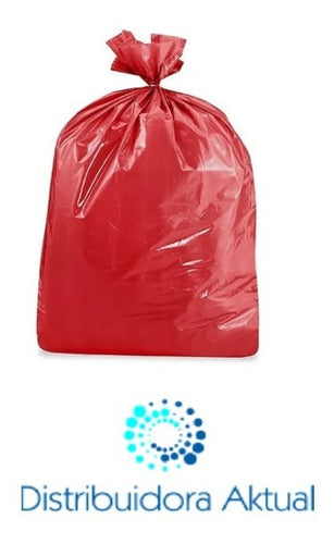 Aktual Red Trash Bags 100 X 120 - Pack of 50 0