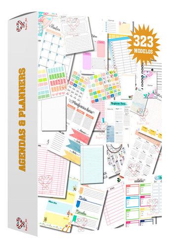 Printable Kit Agendas and Planners 2023 2024 2025 Gold Pack 0