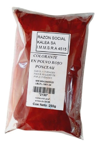 CASA SINGER Colorante En Polvo Rojo Ponceau 250g 0