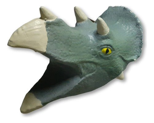 2m.neco Triceratops Dinosaur Hand Puppet Flexible High Quality Rubber 0