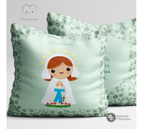 Decorative Cushions with Cheerful and Sweet Religious Illustrations 2