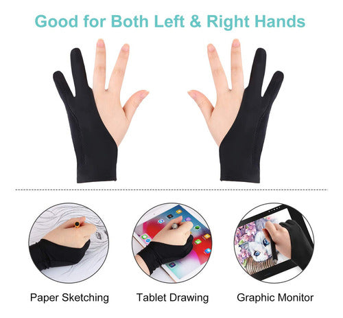 Mixoo Artist Palm Rejection Gloves - 2 Pack 4