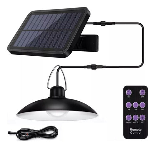 Soled Lampara Led Solar Lampara Colgante Luz Calida Control Remoto 0