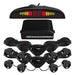 Guardtex GPS-8 Parking Sensor Kit Black Front Rear Black 0