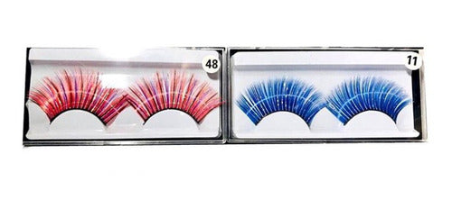 Ydnis Artistic Glitter False Eyelashes - Makeup 0