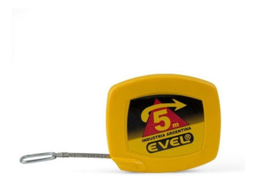 Evel 5m Chrome Plated Steel Tape Measure Original Art 105 0