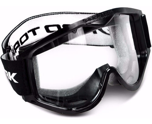 Pro Tork Black Motocross Goggles for Enduro Helmet 0