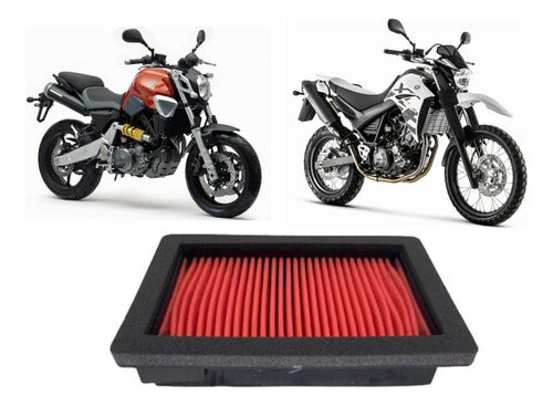 Filtro De Ar Yamaha Xt 660 (2005-2018) / Mt-03 (2004-2015) 0