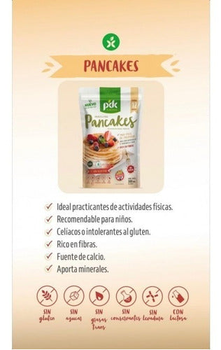 Premezcla P/ Pancakes Pdk Panqueques 300g S/tacc S/azucar Dw 5