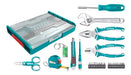 Total Manual Tool Box 25 Pcs Industrial 0