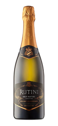 Rutini Brut Nature Sparkling Wine Case X4 750cc 1