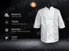 Profesional Chaqueta Camisa Doble Boton Chef Arciel Gastronomía Unisex 1