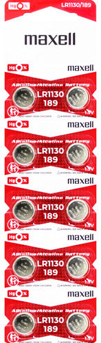 Maxell 100 X LR1130 AG10 189 Batteries 0