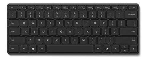 Teclado Compacto Microsoft Designer - Negro Mate. Teclado Bl 1