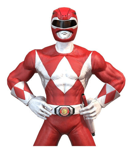 Plano Casco Red Ranger Mighty Morphin Power Ranger Eyesauron 7