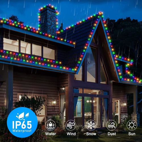 Luces De Navidad Inteligentes Para Exteriores De 67 Pies, 10 2