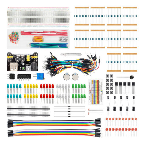 Kit De Arranque Tarjeta De Desarrollo + Cables Apto Arduino. 0