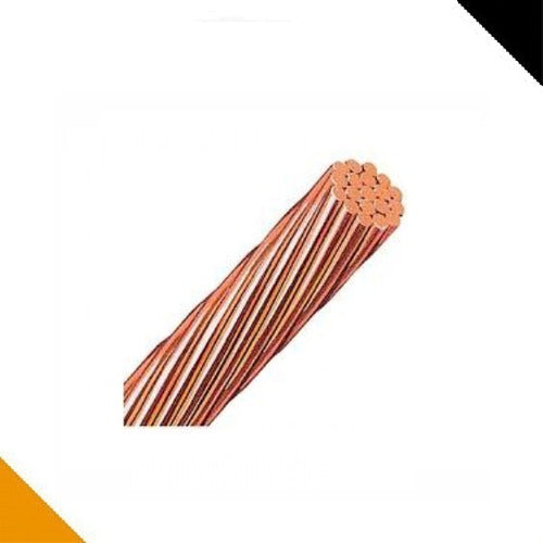 Normalized Bare Copper Wire 1x10 mm (7 Strands) - IRAM Standardized Copper per Meter 1