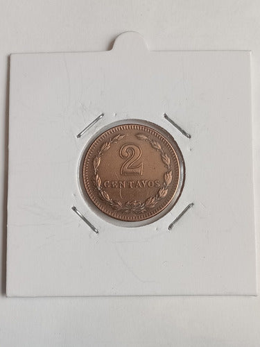 Argentina 1945. Moneda De 2 Centavos Cobre C/error De Giro!! 2