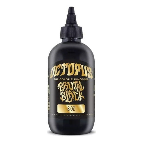 Pigmento Octopus Brutal Black 8oz Tinta Tatuajes Tattoo 0