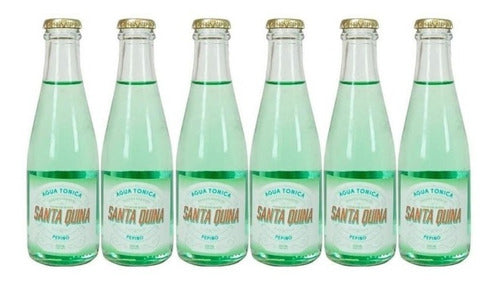 Pack of 6 Santa Quina Cucumber Tonic Water X200ml - Gluten-Free Soda 0