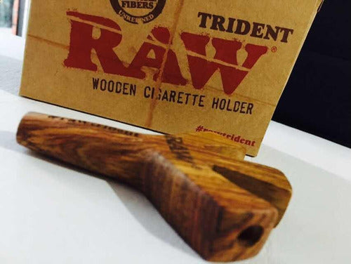 Raw Wood Triple Pipe Trident Mouthpiece / X3 6