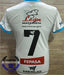 Gimnasia Entre Ríos 2023 Home Kit by Meglio with Number 7 3