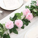 Duovlo Artificial Peony Flower Garland - 2 Pack 5