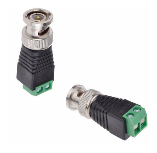 Conector Balun Cámaras Cctv Utp Bnc Baja Perdida Tsb 0