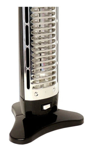 Calefactor Estufa De Cuarzo Vertical 2 Velas Fema 1200w 1