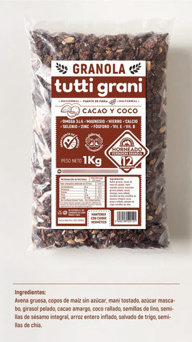 Tutti Grani Granola Cacao and Coco 10 Kg 1