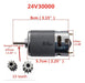 Jiaruixin 24 V Rpm Electric Motor 24 Volts Motor Drive 1