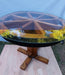 Carpinart F D Circular Dining Table in Rustic Style 0